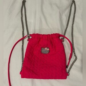 Hello Kitty Bright Pink Quilted backpack